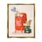 Stupell Industries Santa's Mail Postal Letters Animals Framed Floater Canvas Wall Art